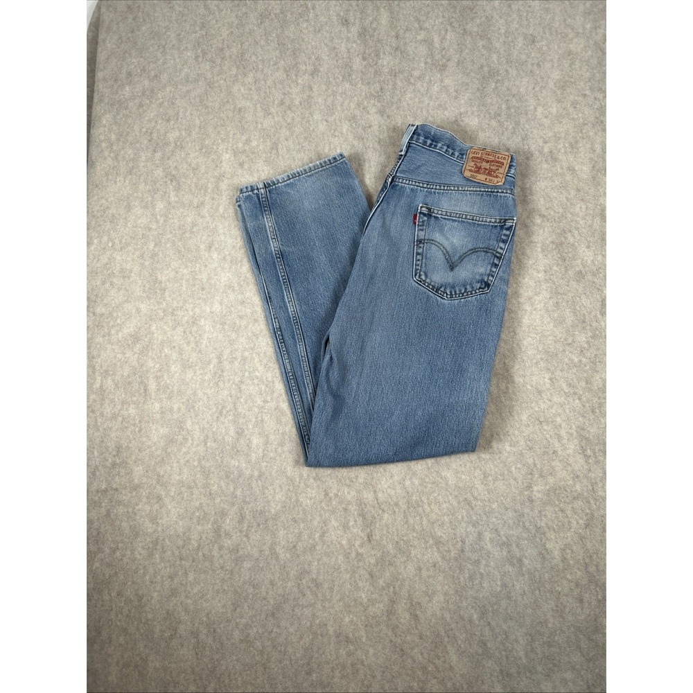 Levi's 550 Jeans Men's Size 36x36 Blue Wash Relaxed Fit Straight Leg Cotton Y2K